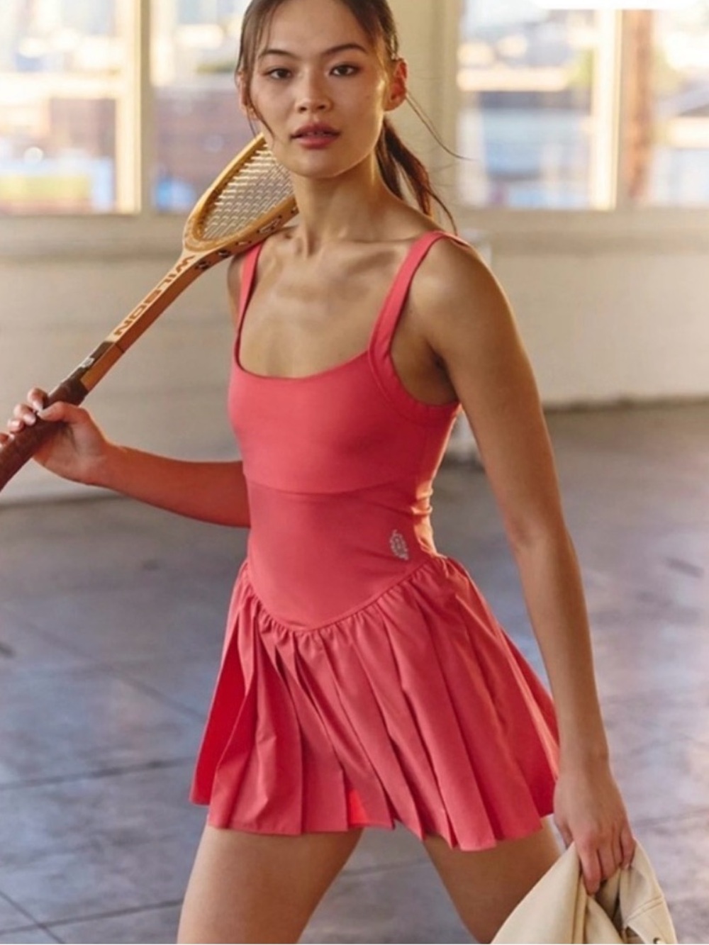 FP Movement by Free People The Swing of Thing Pleated Tennis Dress
